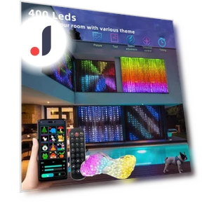 Smart Curtain LED Lights with Bluetooth App — LED Strips, Build My Home