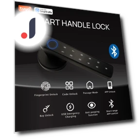 Smart Door Lock with Fingerprint Scanner — Smart Home Security, Build My Home