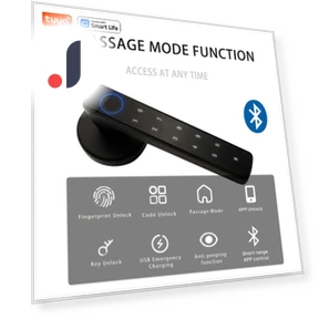 Smart Door Lock with Fingerprint Scanner — Smart Home Security, Build My Home
