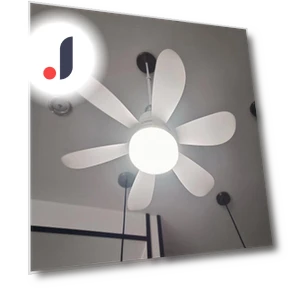 Smart Fan with LED Light Replacement and Remote Control — Ceiling Fans, Comfort Homeware