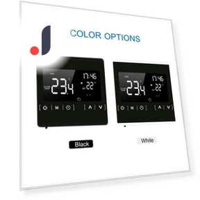 Smart LCD Thermostat with Touch Screen — Home Climate Control, Optimized General