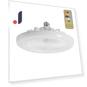 Smart Silent Ceiling Fan with Remote Control and LED Lighting — Ceiling Fan Lighting Solutions, Luminaire Lighting Mall
