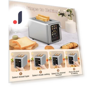 Smart Toaster with Digital Timer — Toaster Ovens, Home Kits