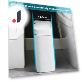 Smart Trash Can for Bathroom with Automatic Bagging — Kitchen Cans, Auto Home Solutions