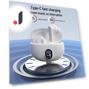 Smart Voice True Wireless Bluetooth Earbuds — In-Ear Headphones, TopSky