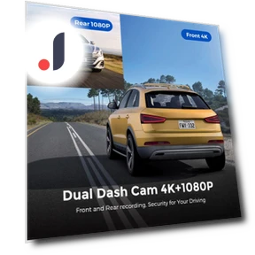UHD 4K+1080P Dual Lens Dash Cam — Dashboard Cameras, JOHO - CarGear