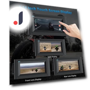 Waterproof Motorcycle Camera with Touch Screen WiFi — Wearable Cameras, JOHO