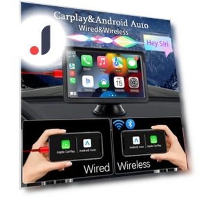 Wireless CarPlay Android Auto Multimedia Video Player — Stereo Receivers, JOHO