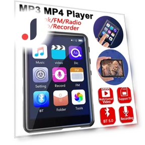 2.4-inch Touch Screen Bluetooth MP3 Player — Portable Media Players, Lntelligent Living Hall