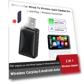 2-in-1 Wireless Carplay and Android Auto Adapter — Phone Accessories, Rustic Elegance House