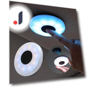 3-Color Car LED Wireless Touch Light Switch — Light Kit, Rustic Elegance House