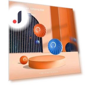 360-Degree Rotating Rechargeable Smart Pet Toy — Interactive Animal Companions, Simplistic Living Home