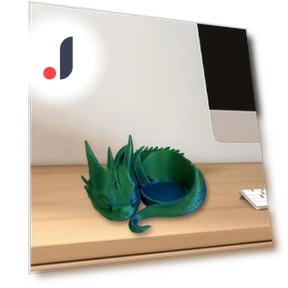 3D Printed Dragon Speaker Stand — Office, Practical Household