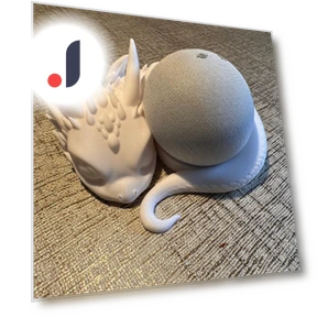 3D-printed smart speaker holder and elegant desktop decoration — Stands, Swimwear