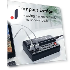 60W 12-Port USB Charging Hub — Power Hubs, Build My Home