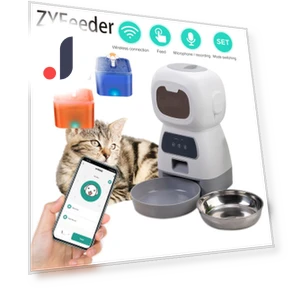 Automatic Pet Feeder with WiFi APP and Water Fountain — Automatic Feeders, Build My Home