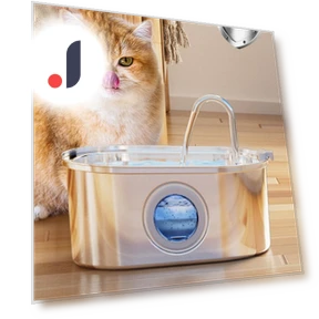 Automatic Pet Water Fountain with Viewing Window — Feeding Supplies, Build My Home