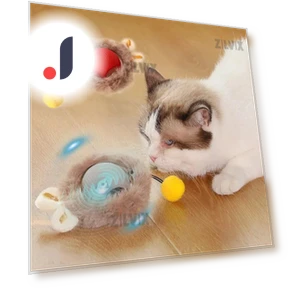 Automatic Rolling Ball Pet Toy — Interactive, Build My Home