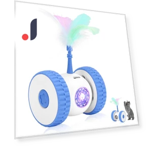 Automatic Rotating Interactive Cat Toy Car — Cat Playthings, Build My Home