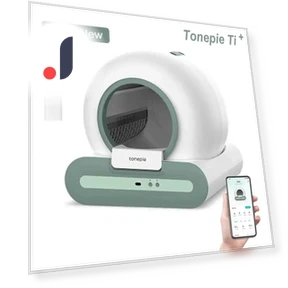 Automatic Self-Cleaning Cat Litter Box — Litter Boxes, Tonepie