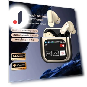 Bluetooth Headphones with Active Noise Cancellation — Over-Ear Headphones, Junmaocun