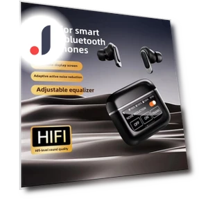 Bluetooth Headset with Active Noise Cancellation — Headsets, QUEED