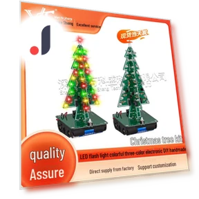 DIY Colorful Flashing Christmas Tree Kit — Tree Toppers, Smarter than future