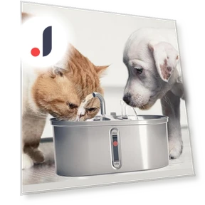Double Pet Water Dispenser — Feeding Supplies, Build My Home