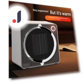 High-power Ceramic Table Heater — Portable Heating Solutions, Small Appliances