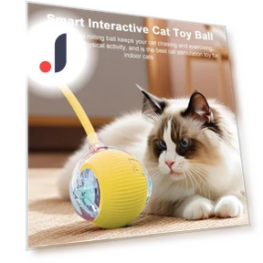 Interactive Rolling Ball Toy for Cats — Cat Playthings, Yoga Da
