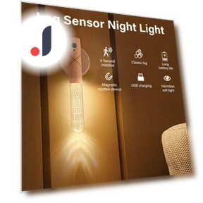 LED Wooden Touch Night Light with Motion Sensor — Night Lights, HIMO Group