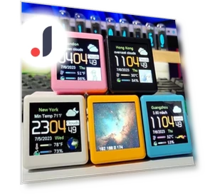 Mini Size Smart WIFI Weather Forecast Station Watch — Hygrometers, Simplistic Living Home