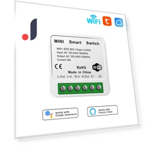 Mini Wifi Smart Switch Breaker 2WAY Control Timer — Smart Home Hubs & Controllers, HIMO Group