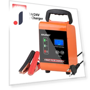 Powerful LED Display Smart Car Battery Charger — Battery Chargers, Rustic Elegance House