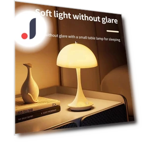 Rechargeable USB Night Light Scandinavian Mushroom Table Lamp — Lamps & Shades, HIMO Group