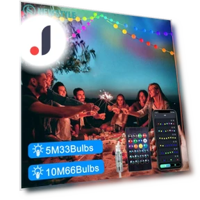 RGB Globe Smart Colorful Lights — Outdoor String Lights, Lntelligent Living Hall