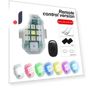 RGB Motorcycle Drone Strobe Light — Vehicle Safety Signals, Timeless Home