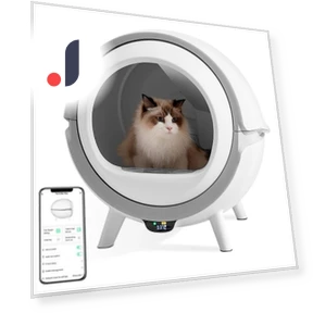 Smart Self-Cleaning Cat Litter Box — Waste Bins, Build My Home