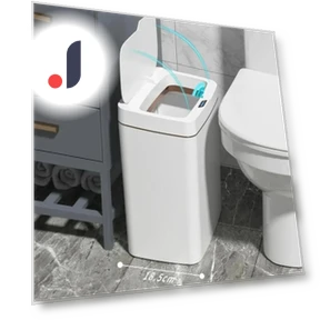 Smart Trash Can for Bathroom with Automatic Bagging — Kitchen Cans, 888 Auto Parts Town
