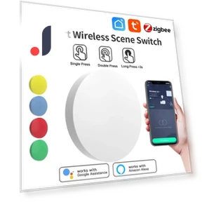 Smart Wireless Scene Switch Button — Smart Home Hubs & Controllers, HIMO Group