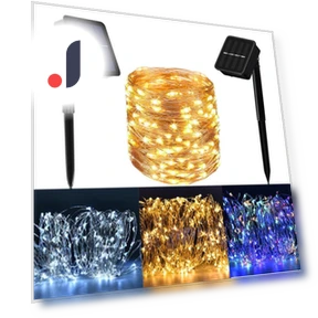 Solar-Powered LED Fairy Lights — Garden Illumination, Smarter than future