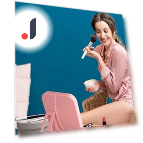 Touchscreen Makeup Mirror — Compact & Travel, Light makeup