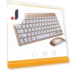 Ultra-thin Wireless Keyboard and Mouse Set 2.4G for Smart TV — Keyboards, Computer boost