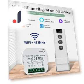 Wi-Fi Smart Switch with RF 433Mhz Remote — Smart Home Modules, HIMO Group