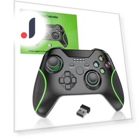 Wireless Gaming Controller with Dual Vibration — Gaming Keyboards, Gaming Bay