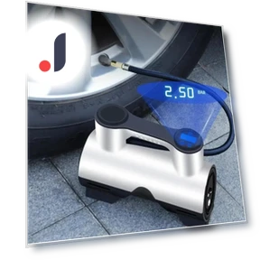 Air Tire Pump With Liquid Crystal Digital Display — Tire Inflation Solutions, Super Star Mall