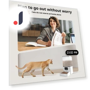 Automatic Pet Feeder with Camera — Feeders, Talos home Garden