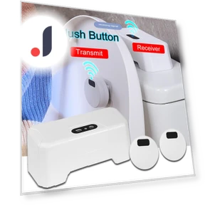 Automatic Toilet Flush Button — Bathroom Essentials, Super Dream Home