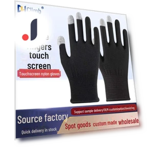 Carbon Fiber Gloves with Three-Finger Touchscreen — Gloves, Warm Land