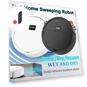 Fully Automatic Cleaning Vacuum — Smart Cleaning Robots, Homeware Essentials